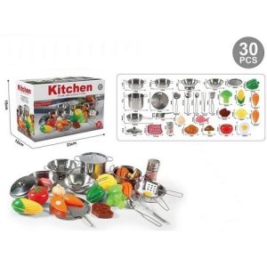 Metalen pottenset – 30 delig