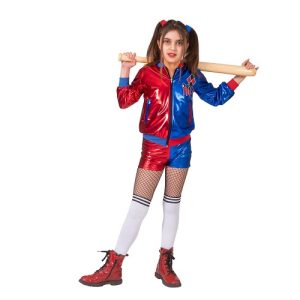 Kostuum Harley Quinn (meisje)  – Maat 152