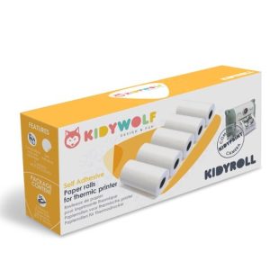 Kidyroll Papierrollen (zelfklevend) voor Kidyprint – 5stuks