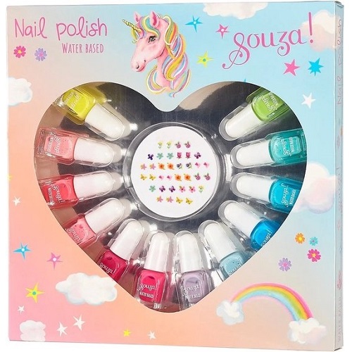 Nagellak Cadeauset (1 set of 12 kleuren + nagel stickers)