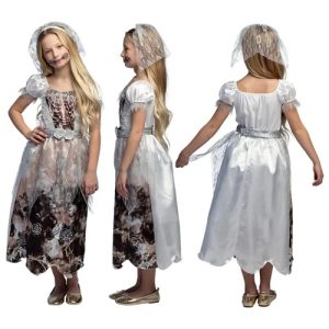 Kinderkostuum Zombie bride (7-9 jaar)