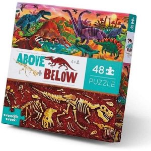 48-pc Above & below/dinosaur world