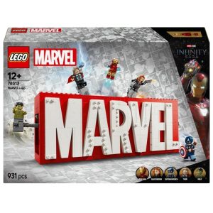 LEGO Marvel – MARVEL logo en minifiguren