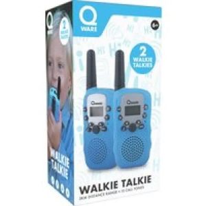 Qware – Walkie talkie set (blauw)