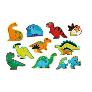 Crocodile Creek – Let’s Begin Puzzel (10 x 2-delig) – Dinosaurus