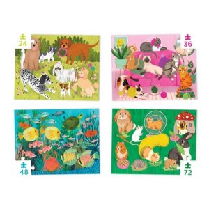 Puzzel (24,36,48,72 stuks) – Huisdieren
