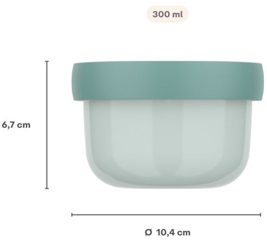 Fruitbox campus 300 ml - Cool mint - Afbeelding 3