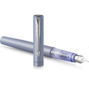 Parker Vulpen “Vedctor XL” medium Silver Blue (Giftbox)