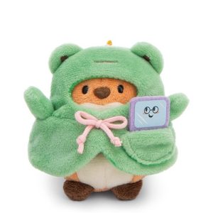 Set soft toy fox Geeks 8 cm