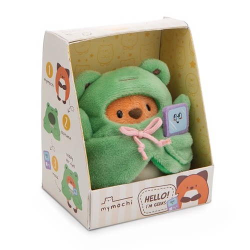 Set soft toy fox Geeks 8 cm - Afbeelding 3