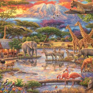 Schmidt – Puzzel (500stuks) – Paradijs aan de voet van de Kilimanjaro