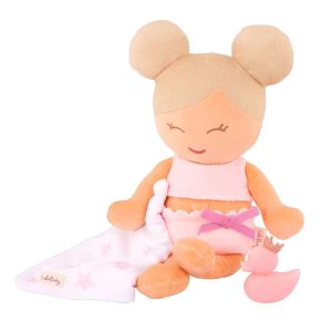 Badpop blond zonder handdoek 35cm