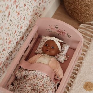 Little Dutch – Houten Poppenbed met textiel