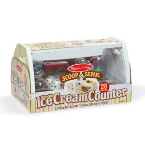 Melissa Doug Wooden ice Cream Counter