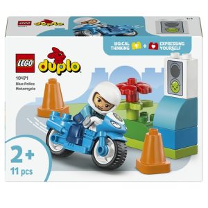 Lego Duplo – Blauwe politiemotor