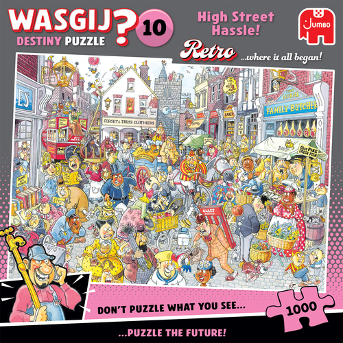 Wasgij Retro Destiny 10 - Chaos in de winkelstraat! (1000 stukjes) - Afbeelding 3