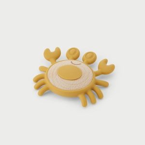 Tickit Silisoft Krab-Bijtspeelgoed (Neutrale Kleuren)