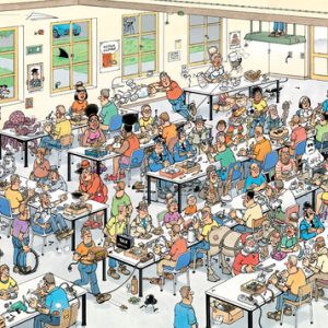 Jan van Haasteren – Puzzel (1000st) – Kunnen wij het maken?