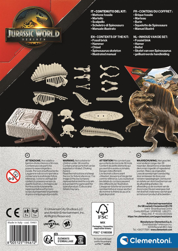 Wetenschap & Spel - Clementoni - Jurasic World - Spinosaurus - Afbeelding 3