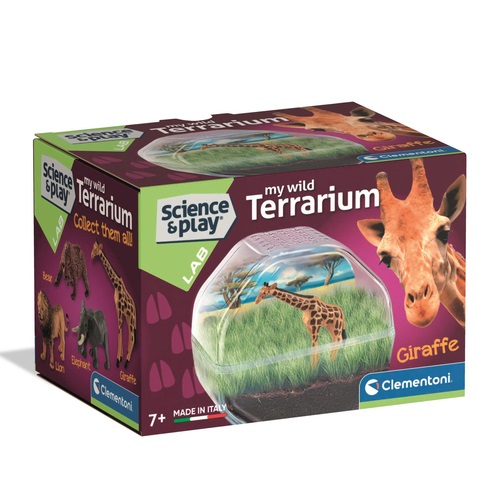 Wetenschap & Spel - Clementoni - My Wild Terrarium Giraffe