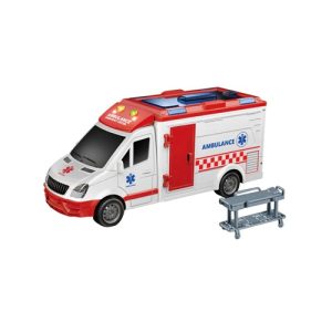Ambulance met licht-muziek