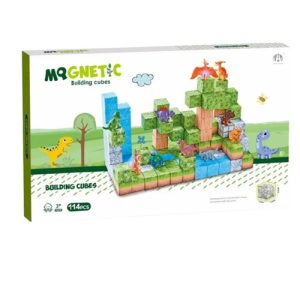 Magnetische Pixel blokken Dino Wereld – 114stuks