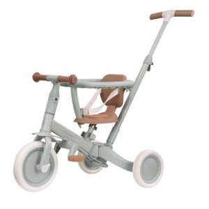 Little Dutch – Driewieler met duwstang groen