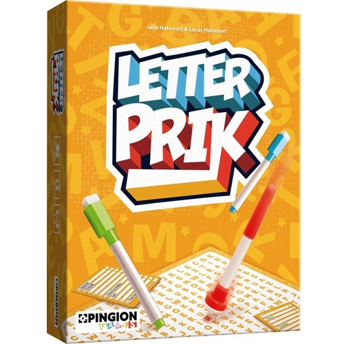 Letterprik bordspel 22,5x17x5cm