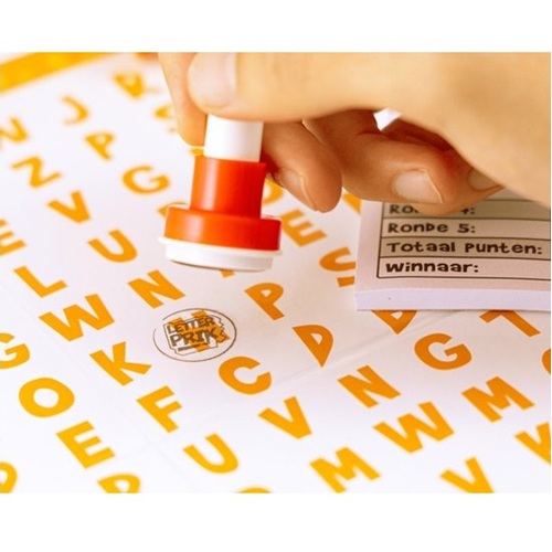 Letterprik bordspel 22,5x17x5cm - Afbeelding 2
