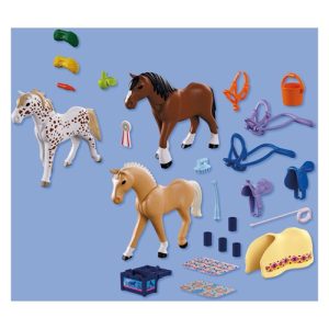 Playmobil Horses Drie Verzamelpaarden – 72133
