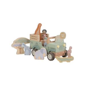 Little Dutch – Safari Auto Hout met Dieren