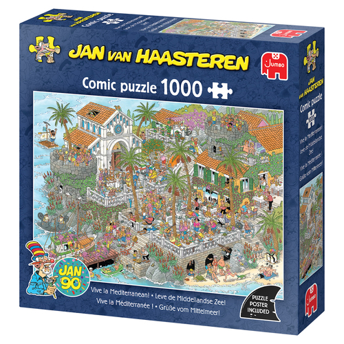 Jan van Haasteren - Leve de middellandse zee ! 1000st - Afbeelding 2