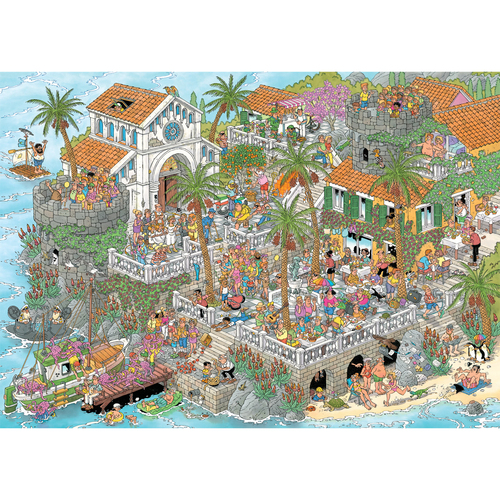 Jan van Haasteren - Leve de middellandse zee ! 1000st - Afbeelding 9