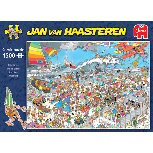 Jan van Haasteren - Op het strand 1500st - Afbeelding 3