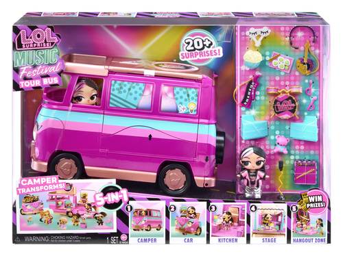 L.O.L. Surprise Music Festival Tour Bus - Afbeelding 4