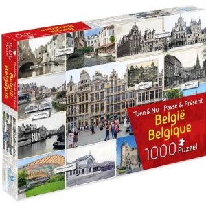 Puzzel (1000 stuks) Toen & Nu België