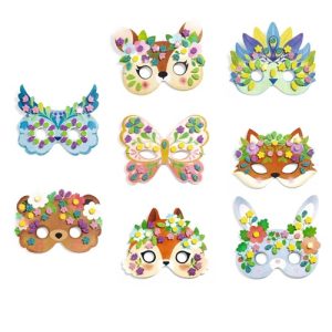 Djeco Mozaïekmaskers Bosdieren