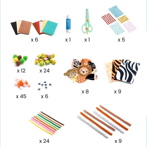 Djeco Jungle Animal Creation Box - Afbeelding 3