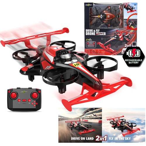 R/c Drive And Fly Drone Racer Rood