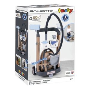 Smoby Rowenta schoonmaakkar met stofzuiger