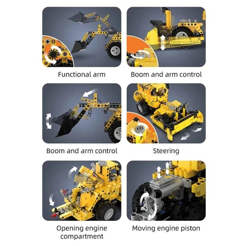 Cada Construction Series 467 Stuks Excavator - Afbeelding 2