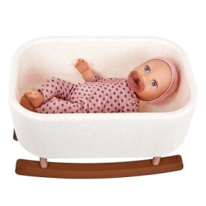 Pop met roze Onesie en wiegje speelset