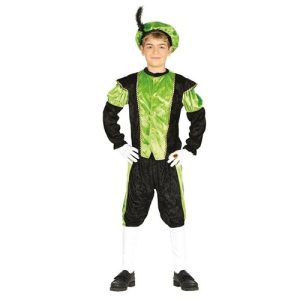 Pietenpak Zwart/groen – Maat 7/9 jaar