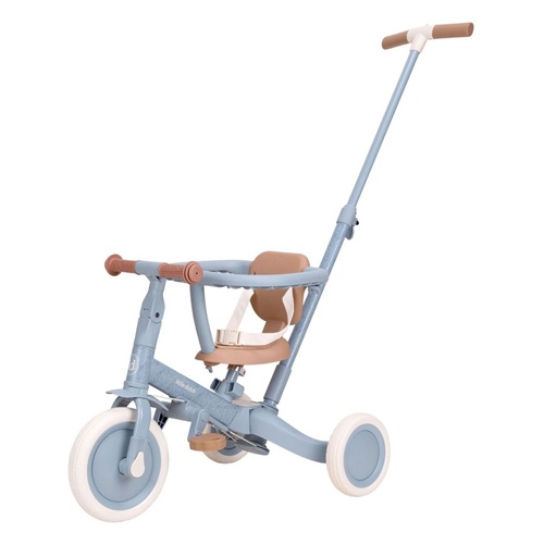 Little Dutch - 4-in-1 Driewieler met duwstang blauw
