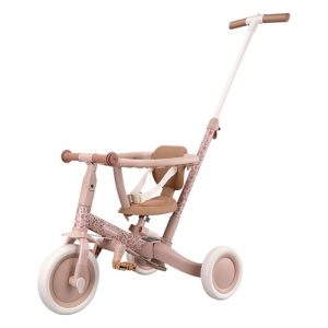 Little Dutch – 4-in-1 Driewieler met duwstang roze