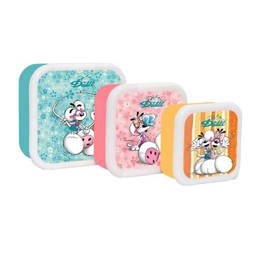 Diddl - Snackdoos, set van 3