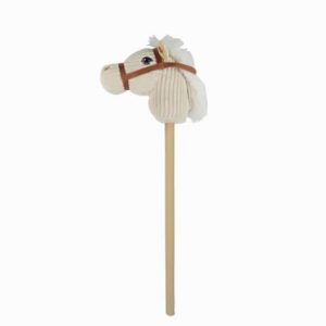 Stokpaardje met rib stof en geluid (assortiment)