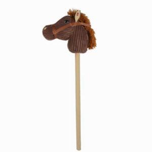 Stokpaardje met rib stof en geluid (assortiment)