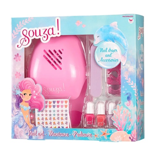 Beauty Set Mermaid Nagellak Met Nagellakdroger - Afbeelding 2