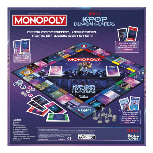 Spel Monopoly K-pop Demon Hunters - Afbeelding 4